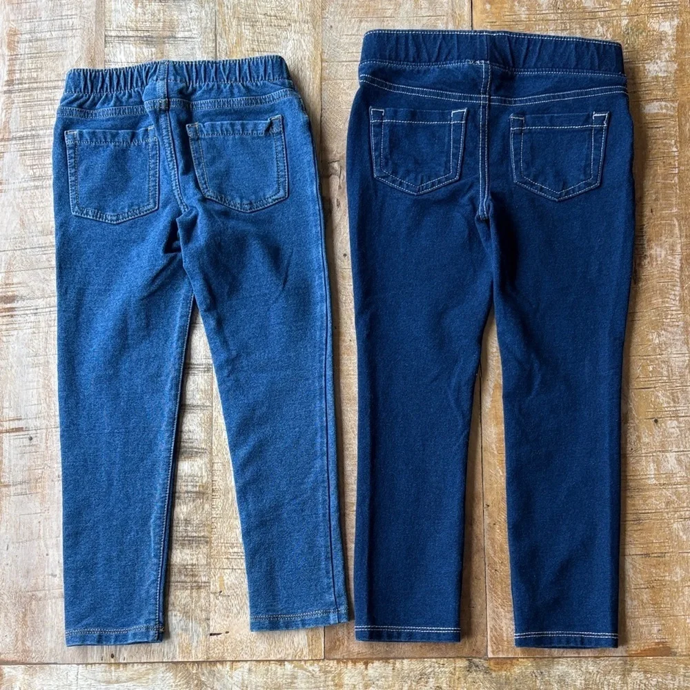 Girls Denim and Knit Bottoms Bundle size 4